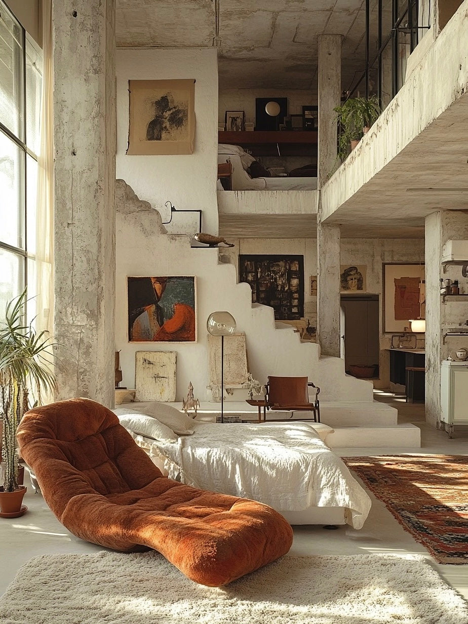 The Sense of Beauty book by George Santayana representing the philosophy of aesthetics beauty as objectified pleasure and the role of beauty in human experience. interior design vintage statement couch chair